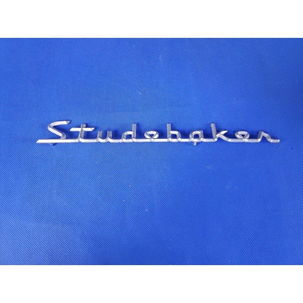 1956-1960 Studebaker Emblem Script Trunk Lid 1314300 1957 1958 1959 Dry Desert